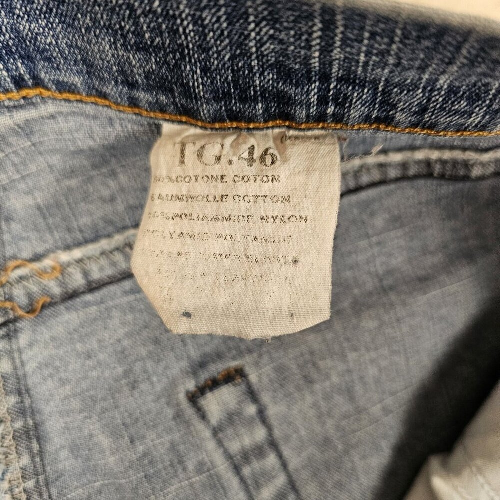 Y2K Iber Jeans Women's Size 28 Light Wash Blue Denim Karen High Waisted Straight - Picture 11 of 14
